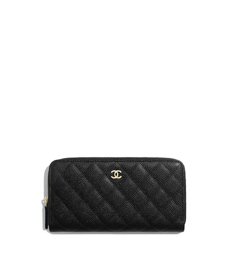 chanel classic wallets|Chanel long zipped wallet.